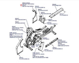 Life Fitness X8 X7 X5 Elliptical Left Rear Front Half Shroud MFR-8234301 REX2LET - hydrafitnessparts