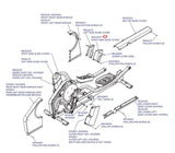 Life Fitness X8-XX00-XX0X-0103 Elliptical Right Telescoping Shroud Cover REX2XYP - hydrafitnessparts