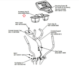 Life Fitness X9i CXE Elliptical Accessory Tray GK63-00002-0004 - hydrafitnessparts