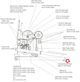 Life LS-5500C LS-5500HR Stepper Step Cross Over Belt Assembly 0K24-01595-0000 - hydrafitnessparts