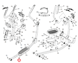 Life Styler Nordictrack Elliptical Left Foot Pedal Adjust Handle 350000 - hydrafitnessparts