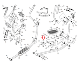 Life Styler Nordictrack Elliptical Right Foot Pedal Handle 349999 - hydrafitnessparts