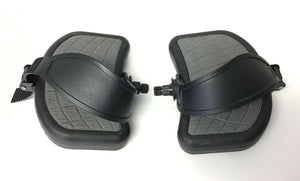 Lifecore 1050UBS Upright Bike Universal Left and Right Foot Pedal Set 9/16" - hydrafitnessparts
