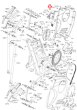 Lifecore VST-V4 Elliptical Left Small Chain Cover A23 - hydrafitnessparts