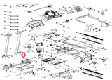 LifeSpan TR800 - AE10 Treadmill Right Base Cover 311TB3200021 - fitnesspartsrepair