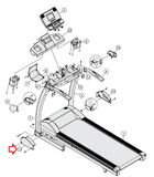 Lifespan Treadmill Left Base Frame Cover MFR-311TB320011 or 311TB3200111003 - hydrafitnessparts