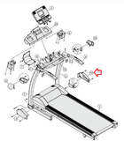 Lifespan Treadmill Right Base Frame Cover MFR-311TB3200101 or 311TB3200101003 - hydrafitnessparts