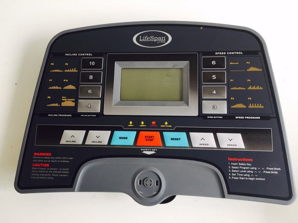 LifeSpan Treadmill Upper Display Electronic Console MCB TR1000 1000 - fitnesspartsrepair