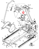 Lifestyler 2808 Treadmill DC Drive Motor W/Flywheel MFR-96706 107936 or 106996 - hydrafitnessparts