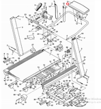 Lifestyler Expanse 2000 Treadmill Display Console Assembly MFR-ECT87 115065 - hydrafitnessparts