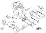 Livestrong LS10.0T-C2 (TM438C) Treadmill Right Handle Semi Assy 1000231992 - fitnesspartsrepair