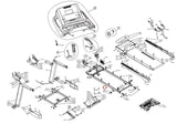 Livestrong Merit Matrix Tempo Fitness Treadmill Nylon Transport Wheel 039400-BA - hydrafitnessparts