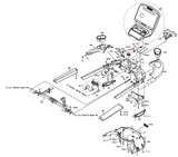 Matrix Fitness T5x-07 T5x T5x-03T5x Treadmill Console Connector Board 1000354885 - hydrafitnessparts