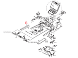 Matrix Fitness T5x 7xi 7xe T7x FTM501 Treadmill Left Arm Rest 0000084599 - hydrafitnessparts