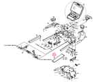 Matrix Fitness T5x 7xi 7xe T7x FTM501 Treadmill Right Arm Rest 0000084600 - hydrafitnessparts