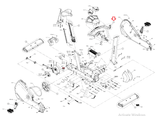 Matrix Fitness U-3X 5X 7X CB92 Upright Bike Handlebar Assembly 1000232284 - hydrafitnessparts