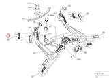 Matrix Fitness U3xe U7xe-05 U7xi-02-U7xi03 Upright Bike Bottom Sensor 1000309653 - fitnesspartsrepair