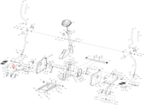 Merit Fitness 710E - EP159 Elliptical Left Lower link Pedal Arm 065131-ZL - hydrafitnessparts