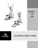 Merit Fitness 715E - EP509 725E - EP511 Elliptical Owner Manual 100519 - hydrafitnessparts