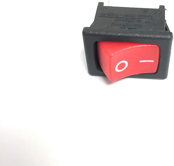 Mini Rocker Switches: SRB22A2FBRNN (ON) Off 10A 120VAC Switch - fitnesspartsrepair