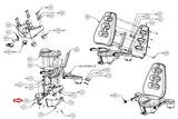 Nautilus Residential R916 Recumbent Bike Lower Right Seat Shroud 000-6451 - fitnesspartsrepair