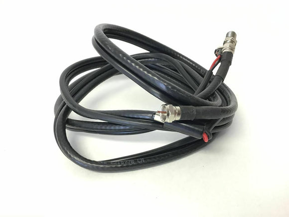 Nautilus U9.16 Upright Bike Video Power + Coaxial Cable Set Harness 215778 - fitnesspartsrepair
