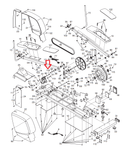 Nordic-Track HealthRider Proform Ree-bok Elliptical Clevis Pin 374X1.281" 218679 - fitnesspartsrepair