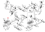 Nordictrack 10.9 i - 831.239390 Elliptical Left Pedal 404462 - hydrafitnessparts