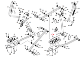 Nordictrack 10.9 i - 831.239390 Elliptical Right Pedal 404463 - hydrafitnessparts