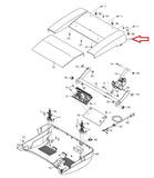 NordicTrack 1500 NTL110100 Treadmill Motor Hood Shroud Cover 304166 - fitnesspartsrepair