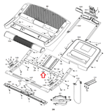 Nordictrack 1750 2150 2450 Treadmill Display Console Frame 336528 - fitnesspartsrepair