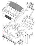 Nordictrack 1750 2150 2450 Treadmill Handlebar Pulse Bottom Cover 336699 - fitnesspartsrepair