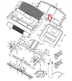 NordicTrack 1750 NTL140110 Treadmill Display Console Panel 321843 - fitnesspartsrepair