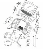 Nordictrack 2950 NTL19119 Treadmill Display Console Assembly ETNT19119 404855 - fitnesspartsrepair