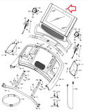 NordicTrack 2950 Treadmill Display Console Assembly 401229 - hydrafitnessparts