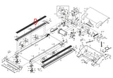 NordicTrack 4100i- 5100-4100 Treadmill Left Foot Rail 163168 - fitnesspartsrepair