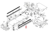 NordicTrack 4100i- 5100-4100 Treadmill Right Foot Rail 163169 - fitnesspartsrepair