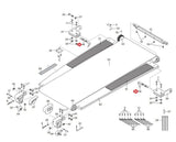 NordicTrack 8500 Pro Treadmill Left & Right Lower Board Belt Guard 275615 - fitnesspartsrepair