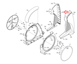 NordicTrack 990 Pro E 12.0 Elliptical Left Frame Cover 286880 or 235655 - fitnesspartsrepair