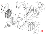 Nordictrack 990 Pro E 7.7 E 10.0 SE 9i SE 7I Elliptical Pedal Disc Insert 349850 - hydrafitnessparts