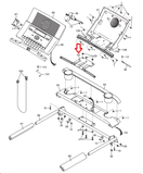 Nordictrack A2105 A2155 Treadmill Display Console Frame 259596 - fitnesspartsrepair