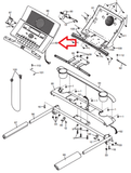 Nordictrack A2105 A2155 Treadmill Display Console Panel 259582 - fitnesspartsrepair