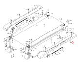 NordicTrack A2250 C2255 Treadmill Right Foot Rail 245355 - hydrafitnessparts
