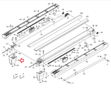 NordicTrack A2550 C3000 Treadmill Left Rear Roller Endcap 257997 - hydrafitnessparts