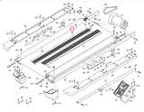 NordicTrack A2550 Pro Treadmill Left Foot Rail Cover MFR-284190 285224 - hydrafitnessparts