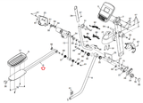 Nordictrack A.C.T. - 831.238960 Elliptical Right Pedal Arm 355004 - hydrafitnessparts