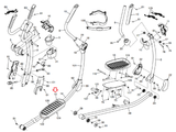 Nordictrack A.C.T SE 9i SE7i E 10.0 E 7.7 Elliptical Left Foot Pedal 350446 - hydrafitnessparts