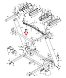 NordicTrack C 1650 C 990 Treadmill Upright Handle Bar Crossbar 375052 - fitnesspartsrepair