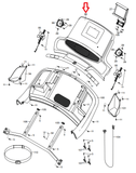 NordicTrack C 1750 ELITE 5800 PRO Treadmill Display Console Assembly 401728 - fitnesspartsrepair