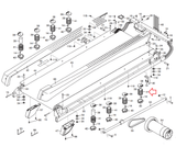 NordicTrack C1250 C1500 C900 T15.0 T17.2 T23.0 Treadmill Isolator Spring 303426 - hydrafitnessparts